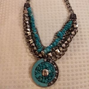 Beautiful Faux Turquoise necklace
